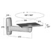 SOPORTE DE PARED FIJO OMB MONOMAGIX 30 19"